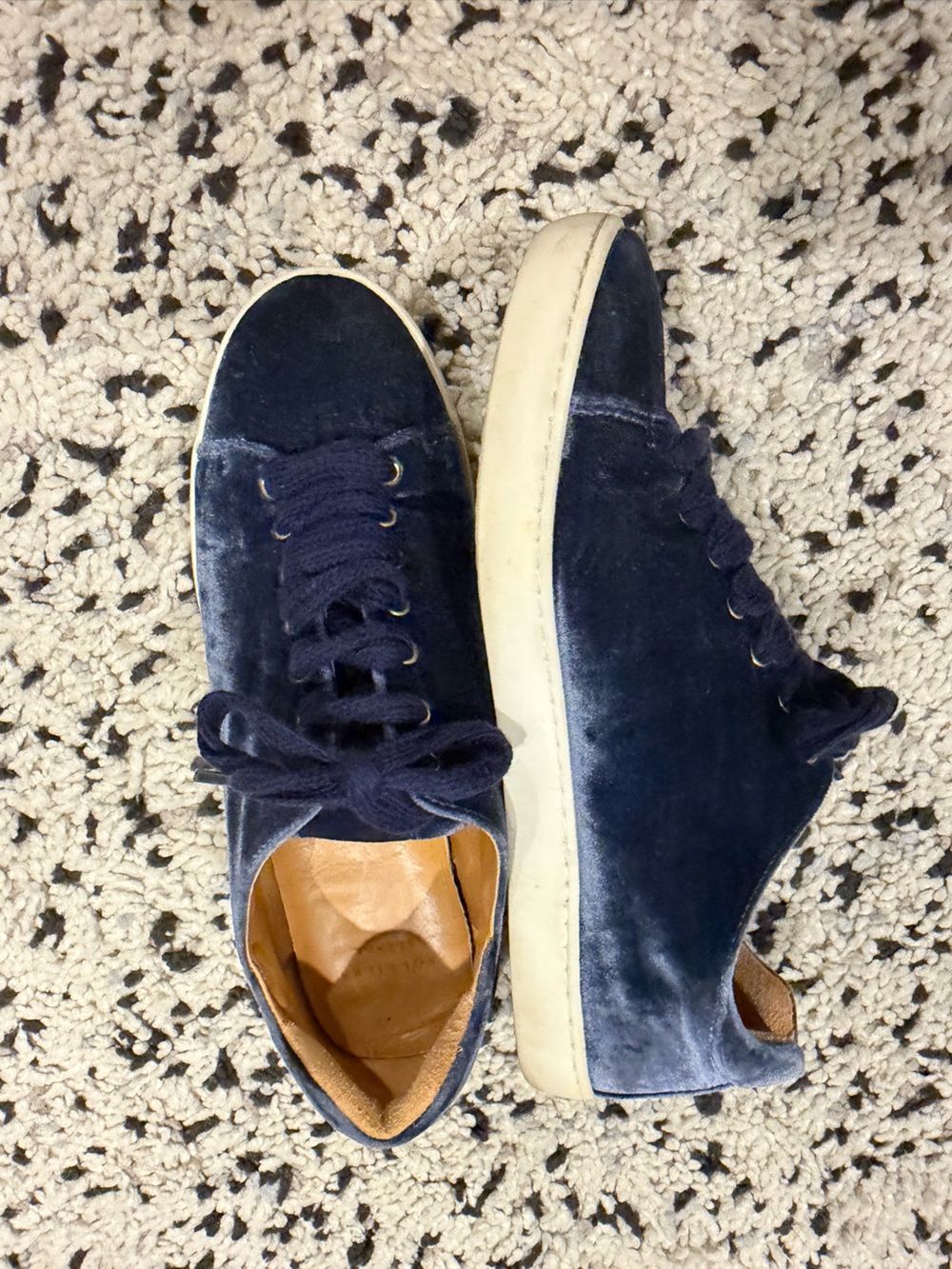 Sezane Jack Soullers  Sneakers in Velvet Blue
